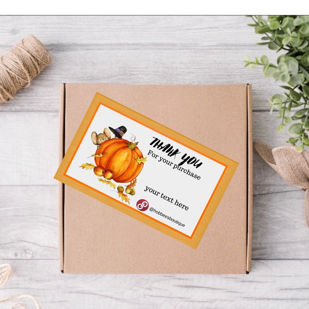 Autumn Thank You Cards